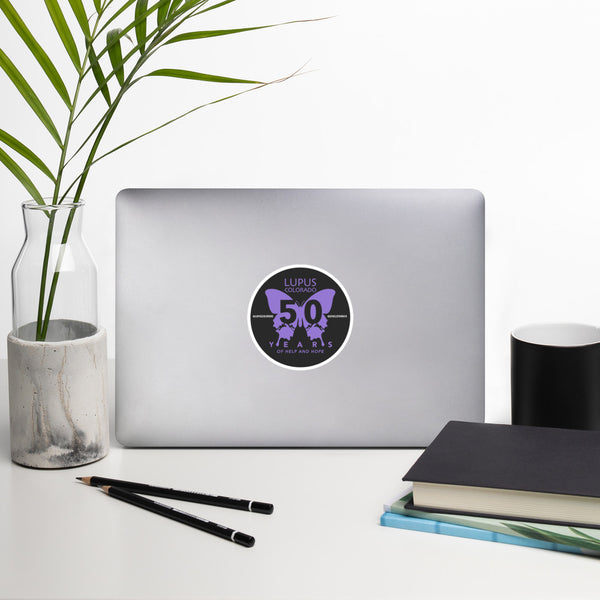 Lupus Colorado 50th Anniversary Bubble-free Stickers