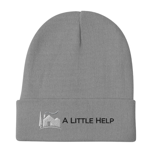 A Little Help Embroidered Beanie
