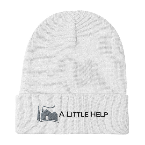 A Little Help Embroidered Beanie