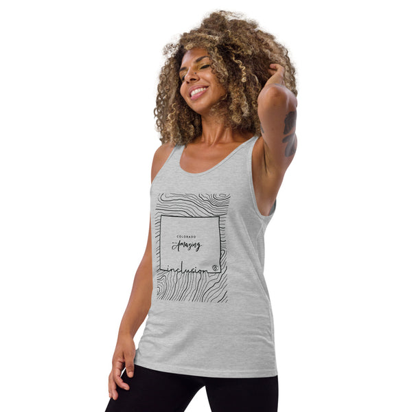 Colorado Miss Amazing Inclusion Elevation Unisex Tank Top