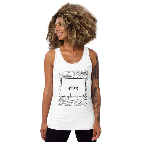Colorado Miss Amazing Inclusion Elevation Unisex Tank Top