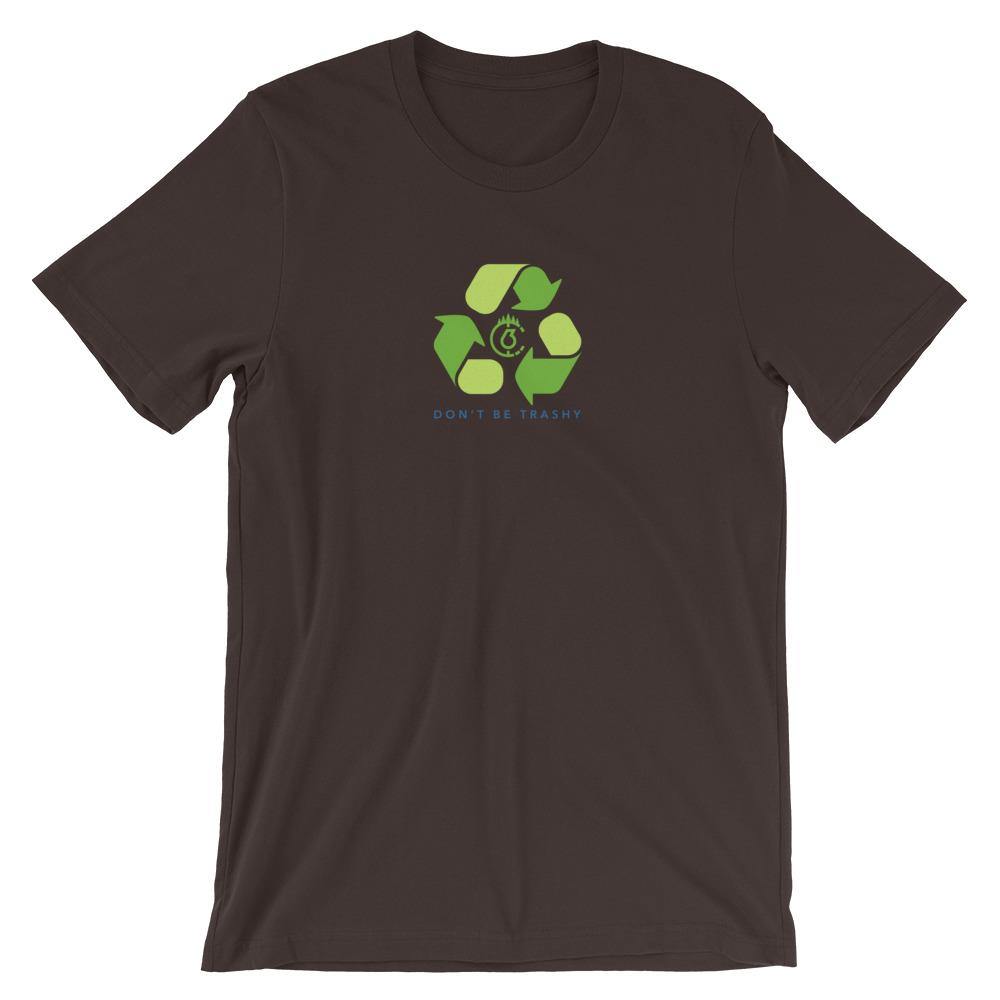 Don't Be Trashy, Recycle Unisex Tee (Color) - The 6th Clothing Co.