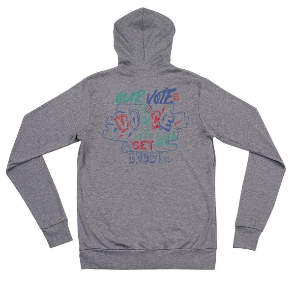 Womxns March Denver Unisex Zip Hoodie - The 6th Clothing Co.