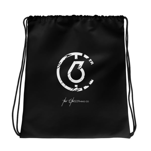 The 6th Drawstring Gym Bag (Black)