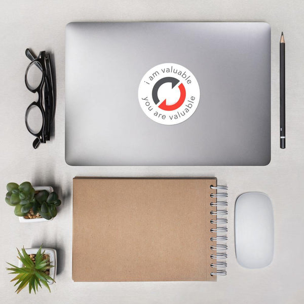 Respect Team Bubble-Free Stickers (White) - The 6th Clothing Co.