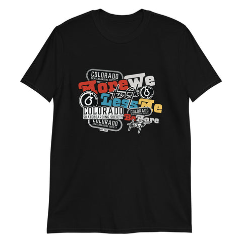 CSS Short-Sleeve Sticker Collage Unisex Tee