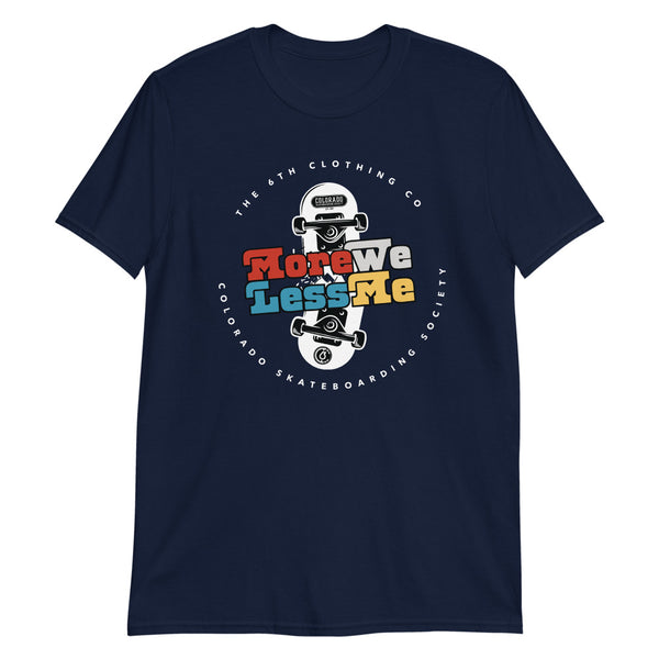 CSS Short-Sleeve Broken Skateboard Unisex Tee