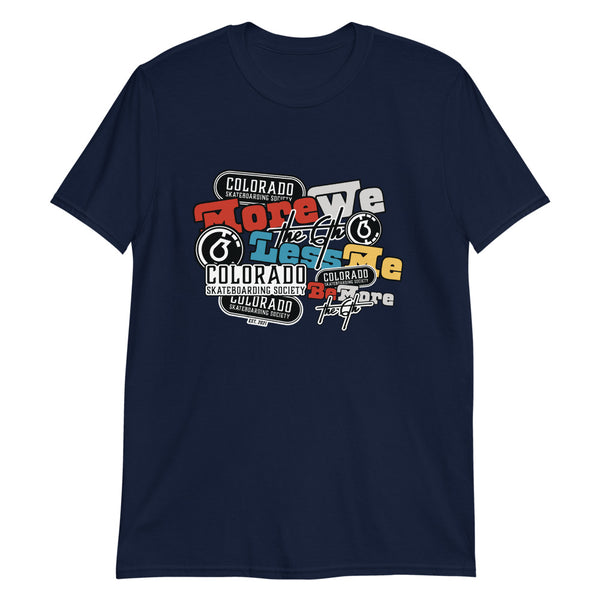 CSS Short-Sleeve Sticker Collage Unisex Tee