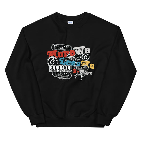 CSS Sticker Collage Unisex Sweatshirt