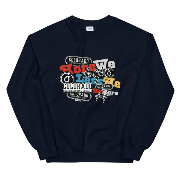 CSS Sticker Collage Unisex Sweatshirt