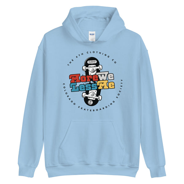 CSS Broken Skateboard Unisex Hoodie