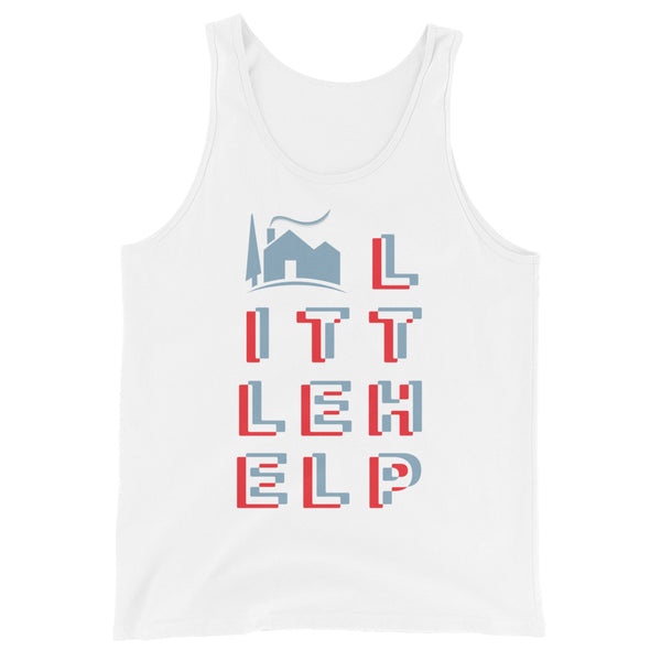 A Little Help Glitch Unisex Tank Top