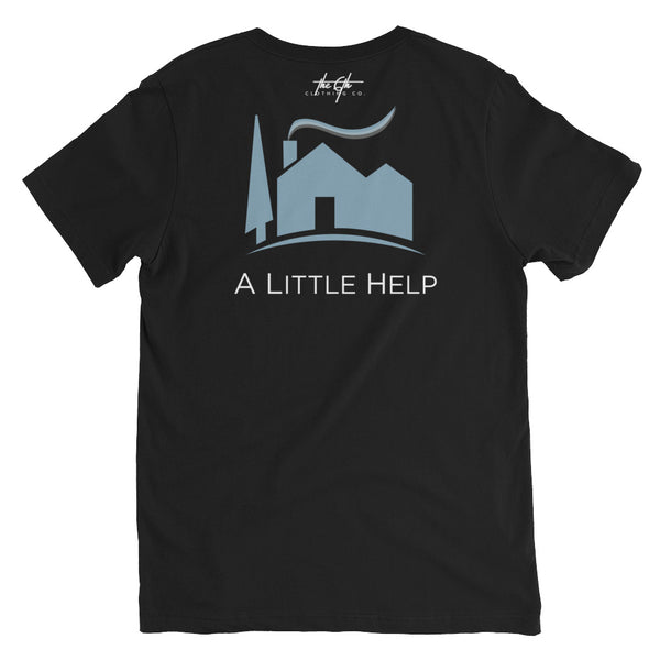 A Little Help Unisex V-Neck Tee