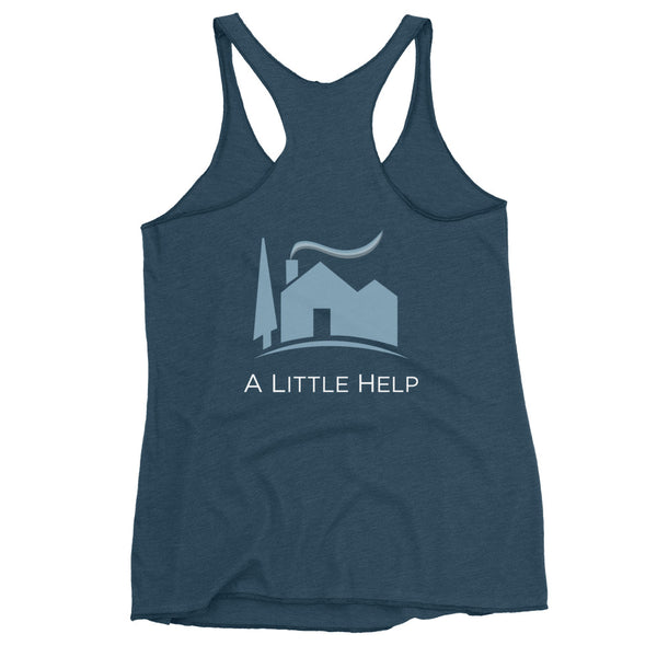 A Little Help Good Neighbor Womens Racerback Tank