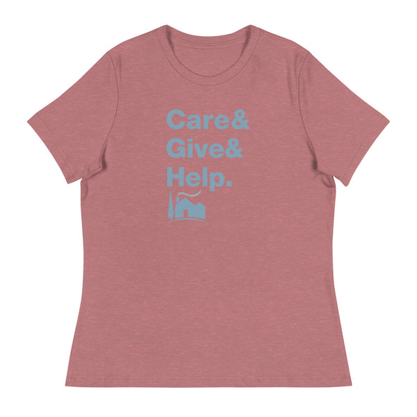 A Little Help Care Give Help Women's Relaxed Tee