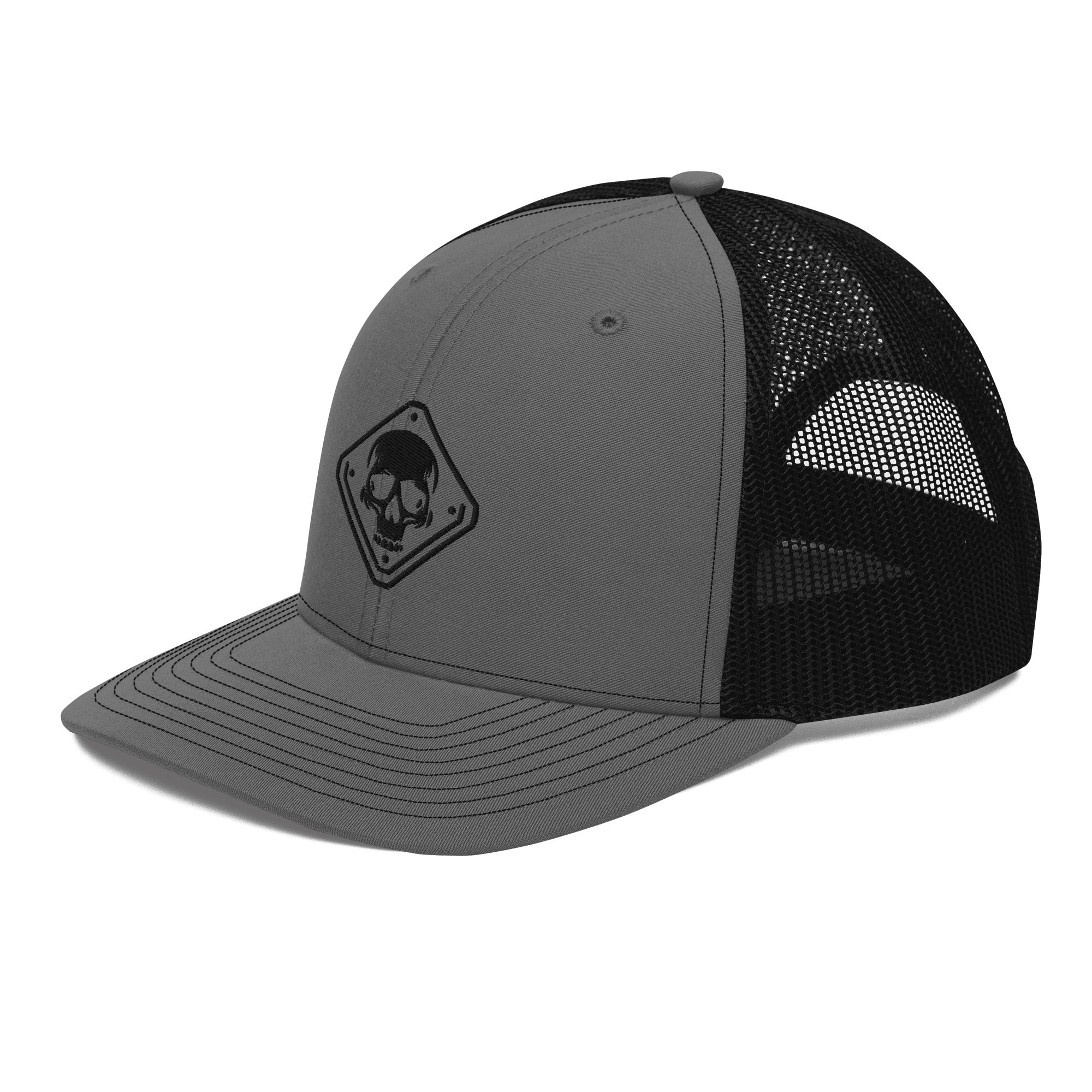 Martha's Notebook Skull Art Trucker Cap