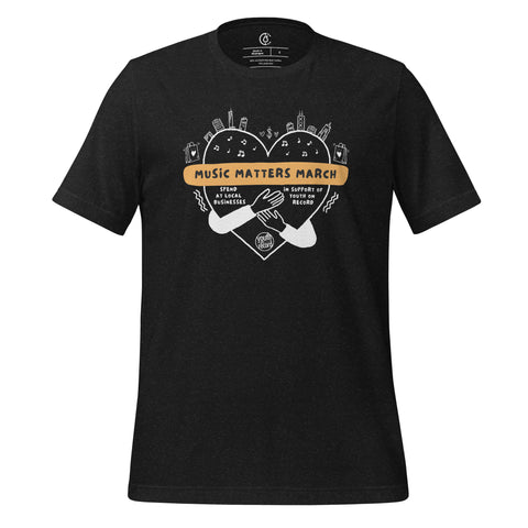 Youth on Record Music Matters 2025 Unisex Tee