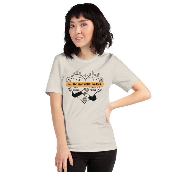Youth on Record Music Matters 2024 Unisex Tee