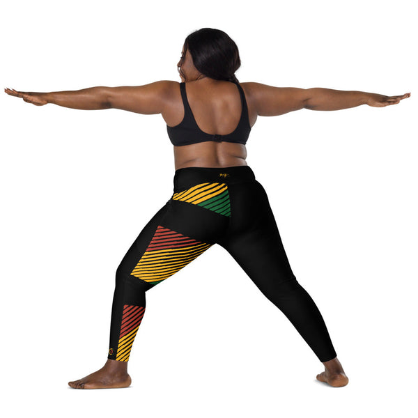 Celebrate Black History Crossover Leggings with Pockets