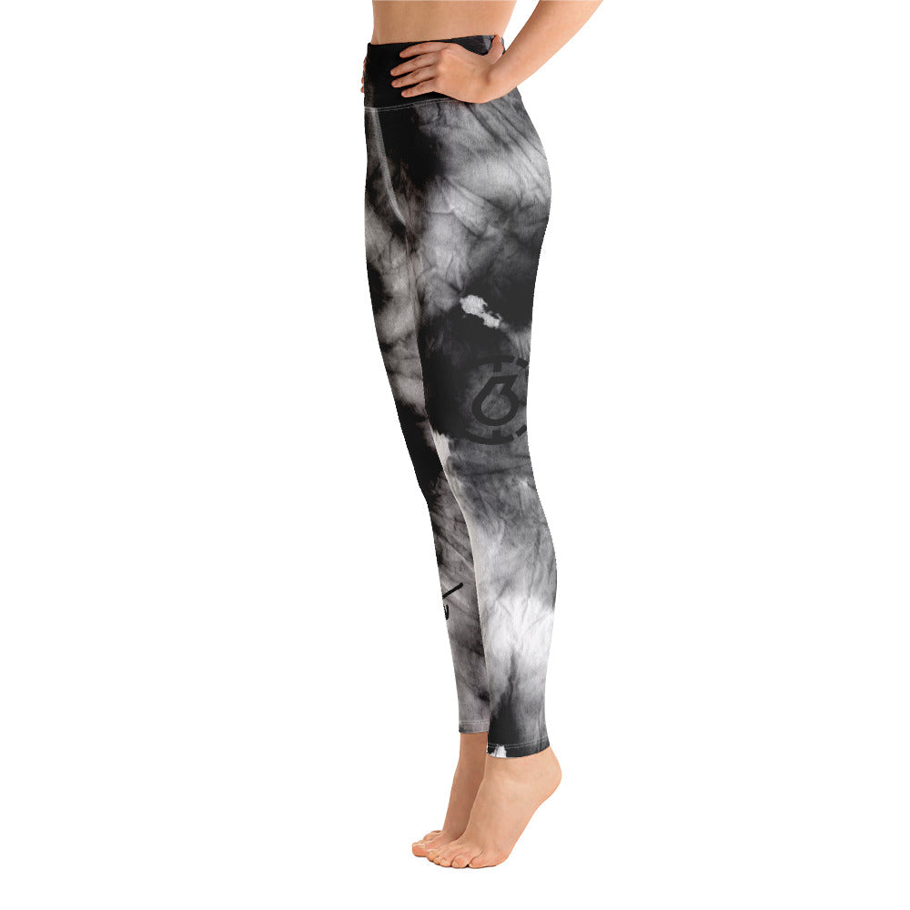 Grey Storm Tie Dye Yoga Leggings – The 6th Clothing Co.