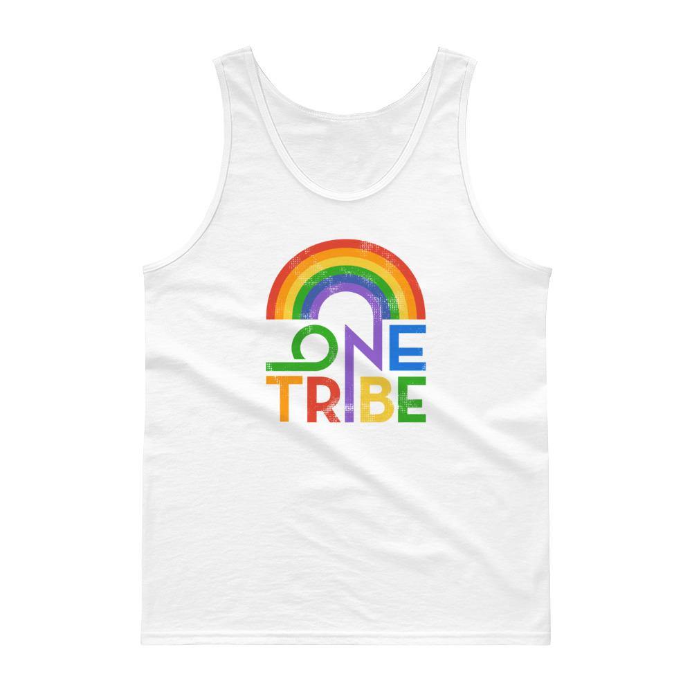One Tribe Rainbow Unisex Tank Top - The 6th Clothing Co.