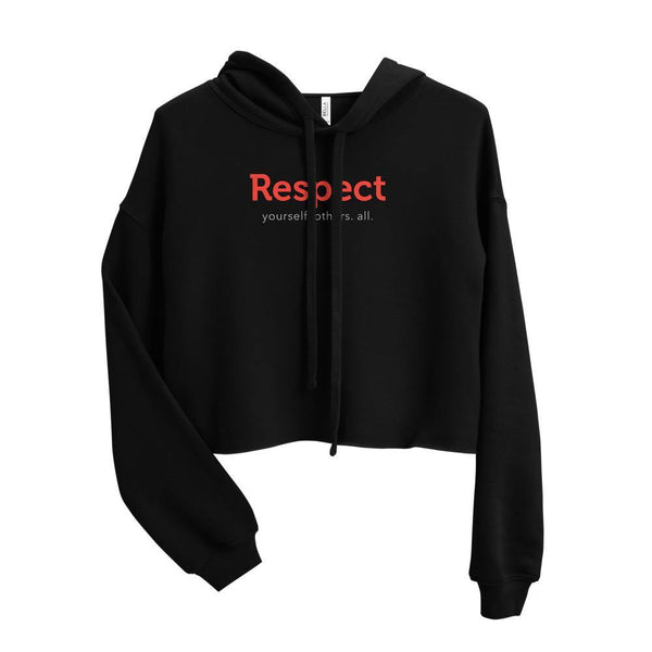 Respect Team Womens Crop Hoodie - The 6th Clothing Co.