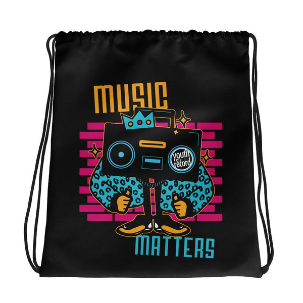 Youth on Record 2020 Music Matters Drawstring Bag - The 6th Clothing Co.