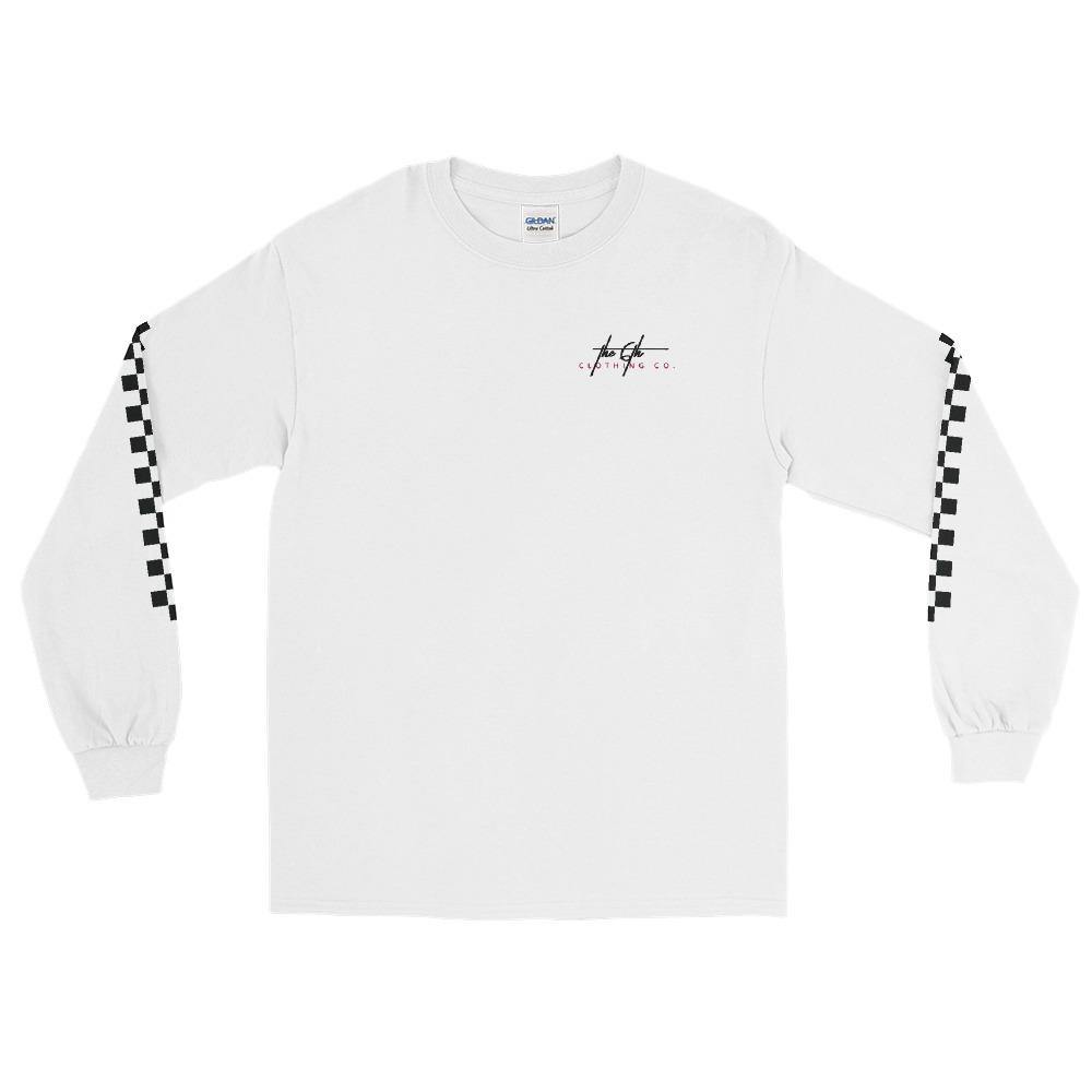 6th Signed Checkerboard Long Sleeve T-Shirt - The 6th Clothing Co.