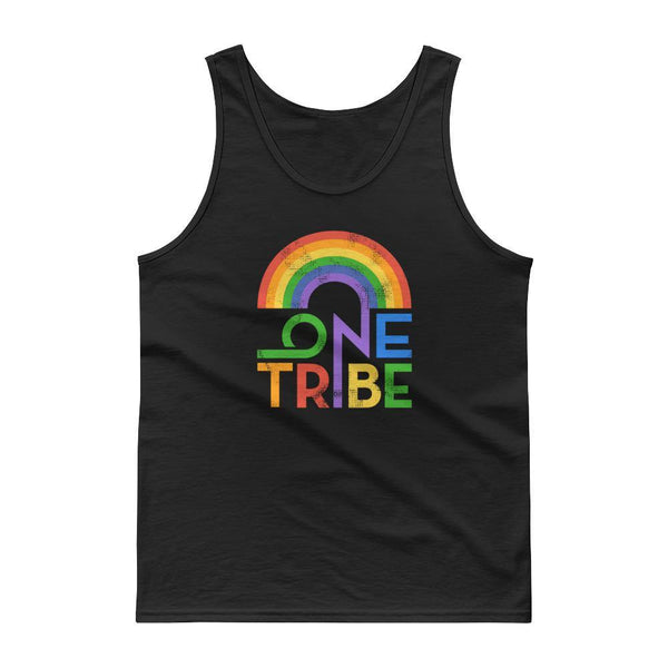 One Tribe Rainbow Unisex Tank Top - The 6th Clothing Co.