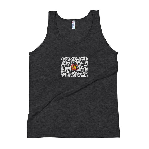 PawsCo Colorado State Shape Rescue Animals Tri-Blend Tank Top (Unisex) - The 6th Clothing Co.