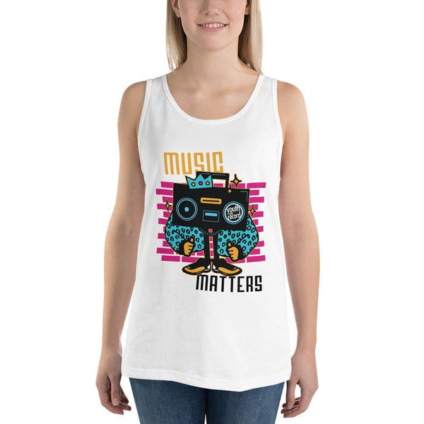 Youth on Record 2020 Music Matters Unisex Tank Top - The 6th Clothing Co.
