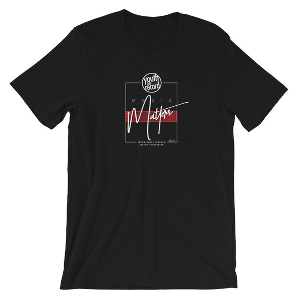 Youth on Record 2019 Music Matters Unisex T-Shirt (Red)