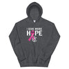 I Give More Hope Grey Heather Unisex Breast Cancer Awareness Month Hoodie