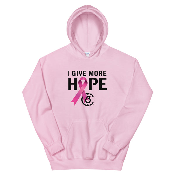 I Give More Hope Pink Unisex Breast Cancer Awareness Month Hoodie