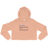 Leanzy Kate Clout Chaser Crop Hoodie