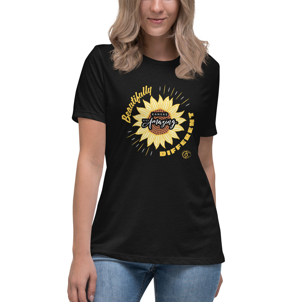 Kansas Miss Amazing 2022 Beautifully Different Women's Relaxed Tee